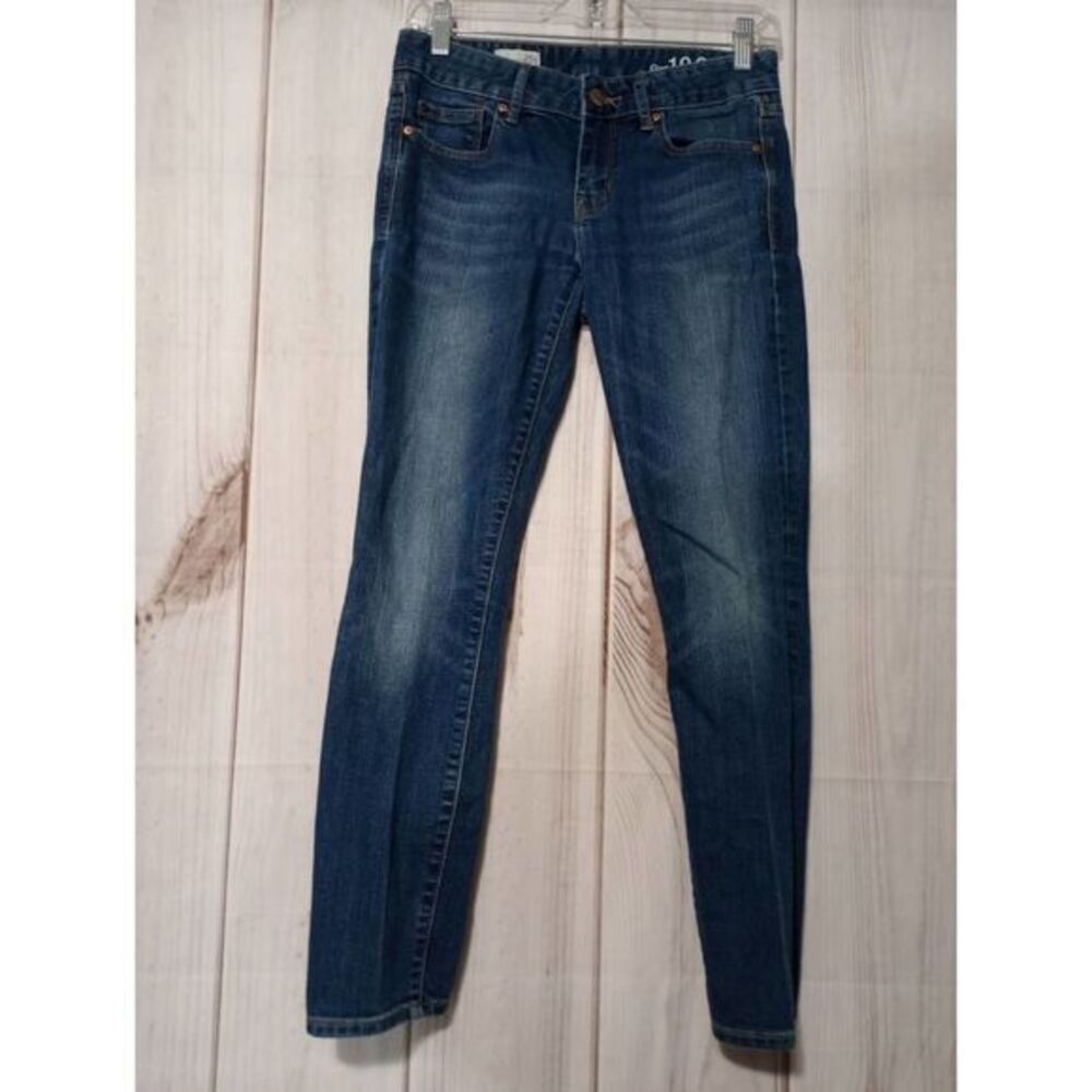 Gap 1969 Always Skinny Medium Wash Blue Denim Jeans Women Size 26S‎